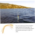thumbnail image 4 of Yazoeia Fishing Tapered Leader Nylon Braided Fly Fishing Line Loop Connector Orange 20LB 10PCS Wire Loop Connector CJC912-204506, 4 of 9
