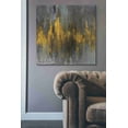 thumbnail image 2 of Epic Graffiti  "Black and Gold Abstract" by Danhui Nai, Giclee Canvas Wall Art - 37" x 37", 2 of 2