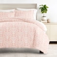 thumbnail image 3 of Duvet Cover Set - Ultra Soft & Breathable - Pink Farmhouse Romantic Damask for King Size Bedding by Comfort Canopy, 3 of 15