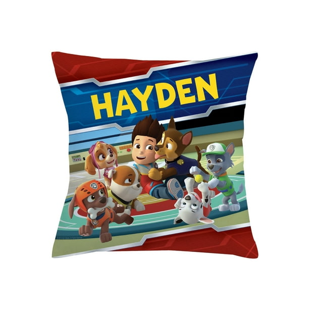 Personalized Kids Throw Pillow PAW Patrol Playful Pups