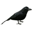 thumbnail image 1 of Artificial Black Crow Forest Figurines ve Bird For Halloween Wedding Theme Party 16cm, 1 of 8
