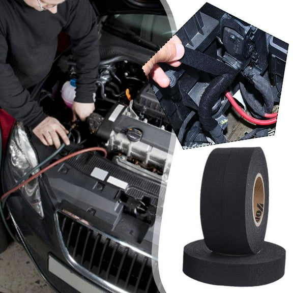 FurNest 15 M Heat Resistant Adhesive Automotive Cloth Tape For Car Cable Harne