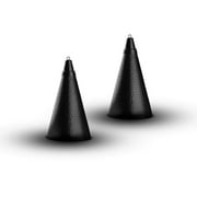 Legends International Small Hawaiian Cone Tabletop Torch Hammered Black - 2 Pack
