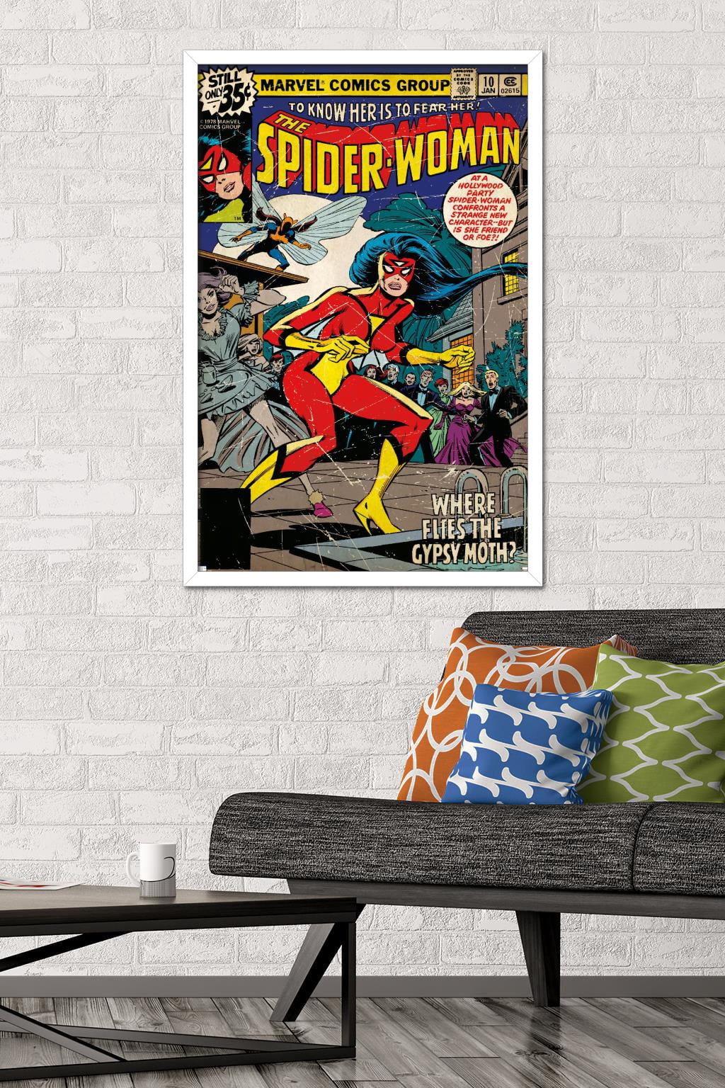 Marvel Comics - Spider-Woman - Spider-Woman #10 Wall Poster, 22.375" x 34", Framed