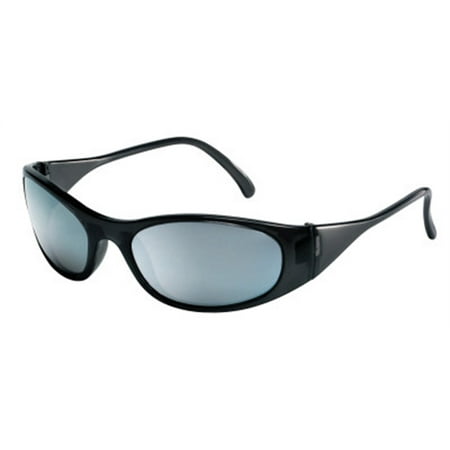 Crews F2117 Dual Lens Protective Glasses, S, Framed Frost Black Frame, Duramass Hardcoat, Scratch-Resistant
