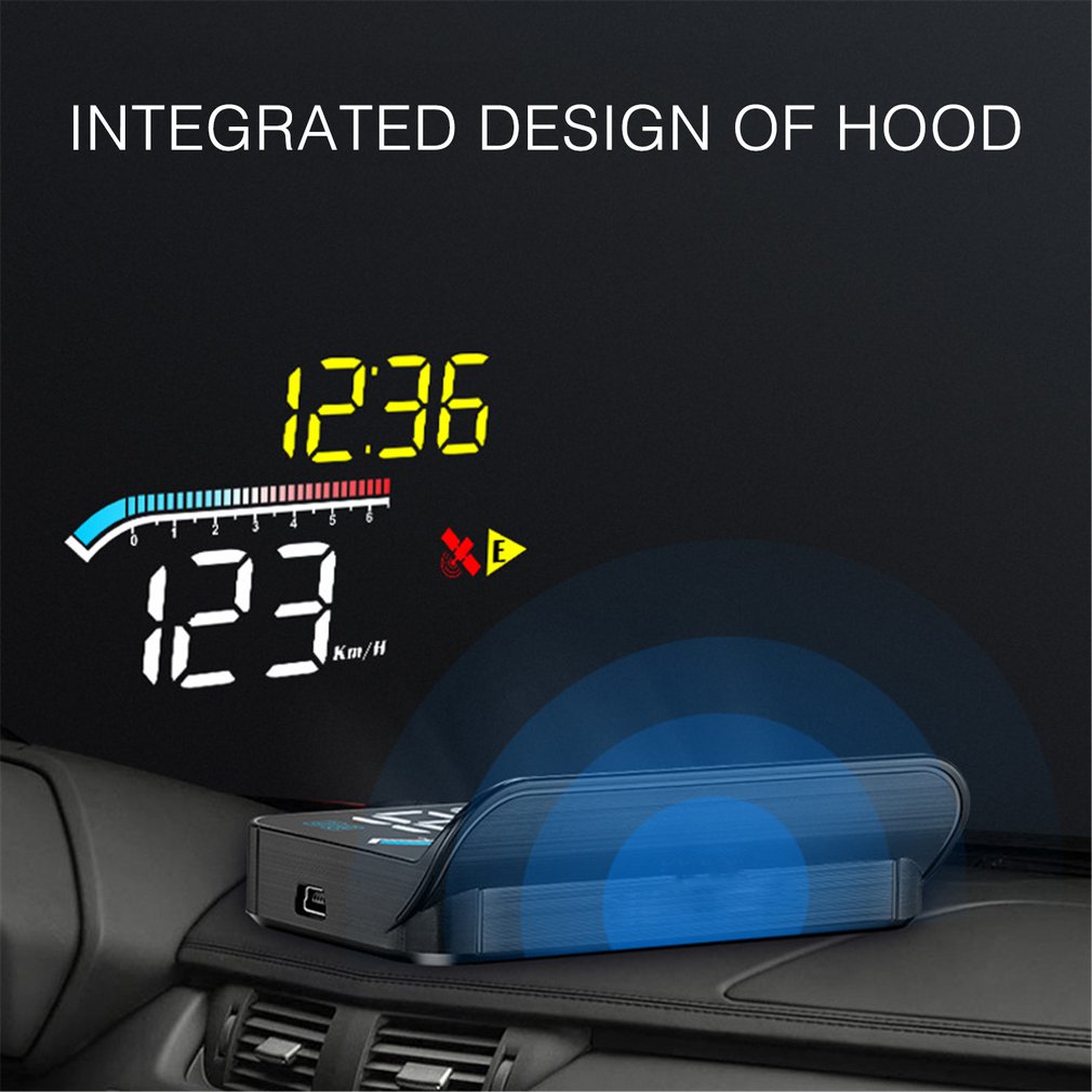 Universal Car HUD GPS Speedometer Speed Head Up Display M17 Digital