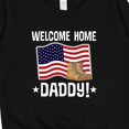 thumbnail image 3 of Inktastic Military Dad Welcome Home USA Flag Toddler Sweatshirt, 3 of 4
