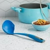 Tasty Nylon Soup Ladle, Heat Resistant Soup or Sauce Scoop, Dishwasher Safe, Royal Blue