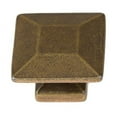 thumbnail image 2 of GlideRite 1.375 in. Modern Square Cabinet Knobs, Oil Rubbed Bronze, Pack of 10, 2 of 4