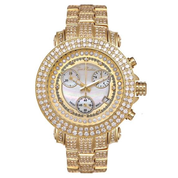 Yellow Joe Rodeo Unisex-adult Diamond Watch Genuine Diamonds 10 ctw, 37 mm size case, Model: Rio, Style: JRO19
