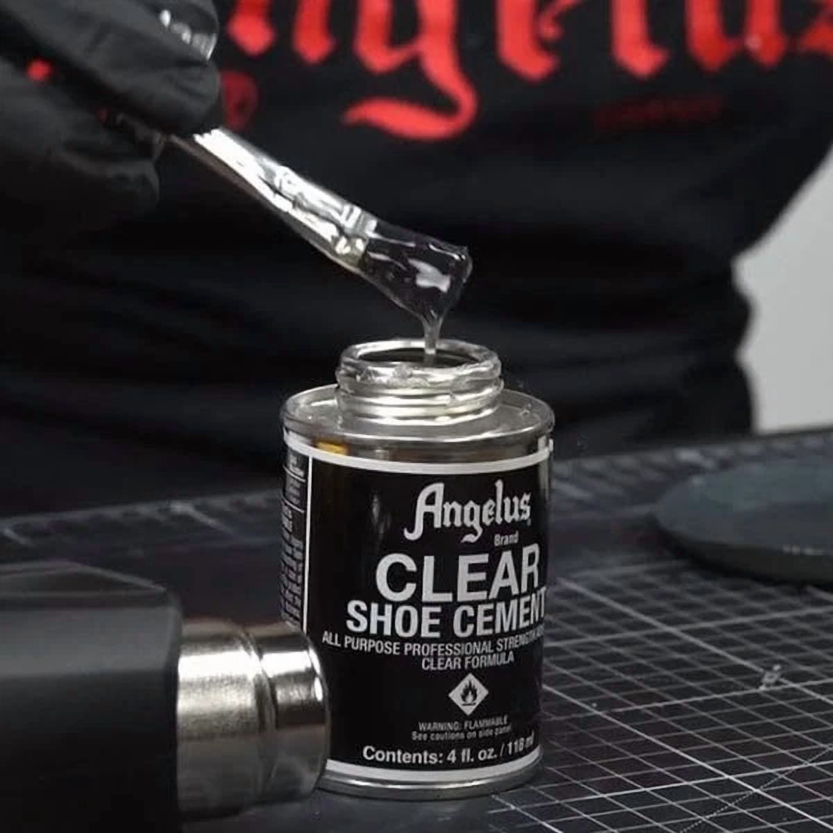CRESTIN- Clear Shoe Cement Adhesive For Leather Rubber Plastic Vinyl 4Oz All Purpose Glue