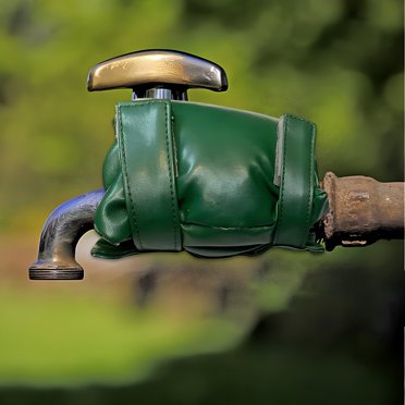 HIBIBUD Outdoor Faucet Covers for Winter Freeze Protection,7" x 10.2" Hose Bib Cover for Winter,Water Spigot Covers Winter Insulated,Pipe Wrap Insulation Cover Socks Outside Faucet Freeze Protector