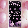 thumbnail image 7 of Decorative Design Happy Retirement Banner Glitter Balloons Star Elements for Retirement Celebration Party Decoration, 7 of 7