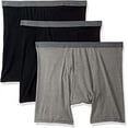 thumbnail image 3 of Fruit of the Loom Men's 6 Pack Traditional Fly Assorted Boxer Briefs 100% Cotton Underwear XL, 3 of 6