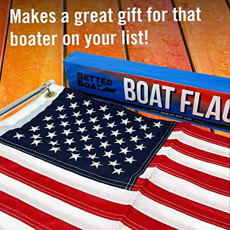 American Flag Driftboat Graphic T-Shirt