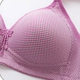 thumbnail image 6 of Bigersell No Cup Bras for Women Upgrade Women's Bra Soild Wire Underwear Bra Everyday Comfortable Breathable Bra Underwear Lightly Lined Bra Style F-617 Pinky L, 6 of 7