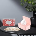 thumbnail image 3 of Wipes Dispenser with 2Pcs Portable Refillable Wipe Holder,Reusable Large Wipe Holder Box Flushable Wipes Case Bathroom Wipes Container for Pet Nursery Kitchen Office Counter(Pink), 3 of 7