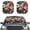 Boho Mandala Flower, variant on Xoenoiee Stained Glass Print Windshield Sun Shade, 2 PCS Car Sun Shade Windshield Blocks UV Rays, Keep Car Interior Cool, Foldable Windshield Sunshade for Hatchback, Truck, SUV, MPV