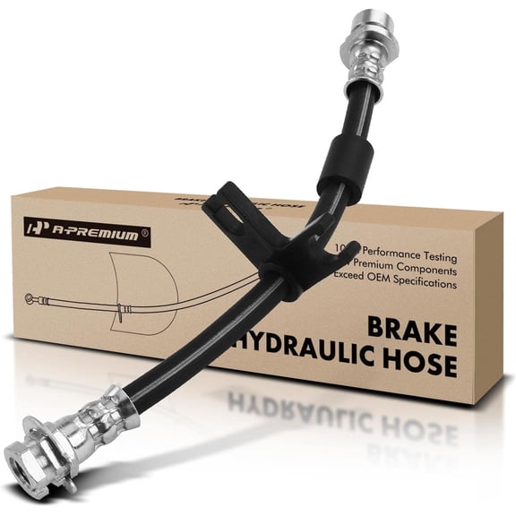 A-Premium Rear Passenger Outer Brake Hydraulic Hose Compatible with Select Jeep Models - Cherokee 2014 2015 2016 2017 2018 2019 - Replace# 68200196AD