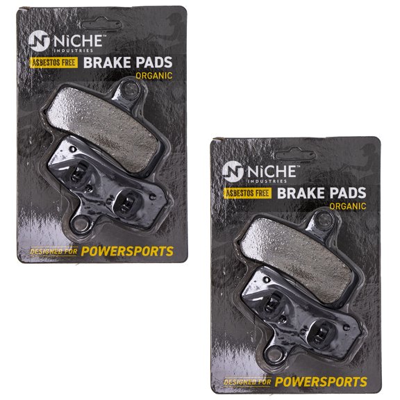 Niche Brake Pad Set for Harley-Davidson Blackline Organic Motorcycle 2 Pack 519-KPA2405D