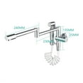 thumbnail image 5 of In-wall Single Cold Water Faucet Foldable Faucet Mop Pool Laundry Pool Pressurized Washing Woman Washer Faucet Set ,360° Swivel Spout, 5 of 5