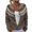 Brown, variant on Trendfront Womens Nordic Pattern Cardigan Sweater Long Sleeve Button Front Knit Jacket Color Block Design Casual Cozy Layering Outerwear