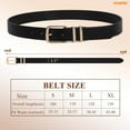 thumbnail image 7 of WHIPPY Women's Leather Belts for Jeans Dresses Ladies Black Waist Belt, 7 of 7