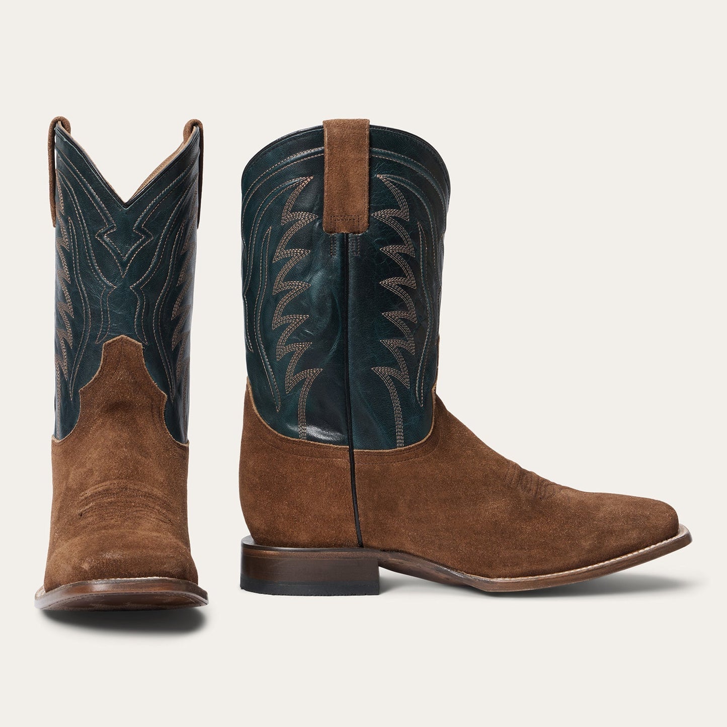 Stetson Rancher Zip Leather Roper Boots Handcrafted Brown Size US 11 D EUC Men\'s Pungo Ridge - Stetson Men main image 3