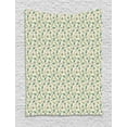thumbnail image 1 of Dandelion Tapestry, Repeating Doodle Botanical Composition of Leafy Ornaments, Wall Hanging for Bedroom Living Room Dorm Decor, 60W X 80L Inches, Champagne and Multicolor, by Ambesonne, 1 of 2