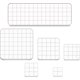 thumbnail image 1 of 6 Piece Stamp Blocks Acrylic Clear Stamp Block Tool with Grid Lines for Scrapbook Crafts, 1 of 4