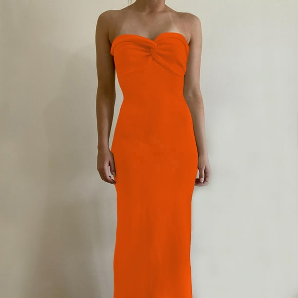 Txlixc Vestido de mujer de corte cruzado de color sólido Txlixc moda