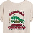 thumbnail image 3 of National Lampoon's Christmas Vacation - Griswold Family Holiday Lights - Women's Oversized T-Shirt, 3 of 5
