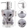 thumbnail image 5 of Dispensador de jabón líquido recargable, dispensador de loción decorativo para encimera, dispensador de jabón para platos para baño, 5 of 5