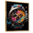thumbnail image 2 of Designart "Steel Sentinel Luxury Watch Design I" Fashion Floater Framed Canvas Print, 2 of 7