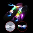 thumbnail image 4 of Pompotops LED Colorful Imitation Nylon Luminous Shoelaces Eighth Generation Fluorescent Woven Night Running Sports Cool Performance Multi-color Shoelaces Clearance, 4 of 4