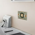 thumbnail image 6 of 3 Gang Switch Covers Retro Floral Pattern Light Wall Plate Home Faceplate Switch Plates 6.37”x4.48”, 6 of 8
