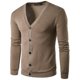 thumbnail image 1 of Cárdigan YONGSHENG Con Botones Delgados Invierno Para Hombre, 1 of 2