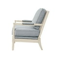 thumbnail image 4 of Madison Park Donohue Traditional Fabric/Wood Accent Arm Chair in Blue/Cream, 4 of 8