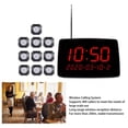 thumbnail image 4 of De Llamadas Inalámbrico, Visualización de la Hora, Uso Eficiente, Larga Distancia de Transmisión Con 1 receptor para restaurantes, hoteles, hospitales, 4 of 7