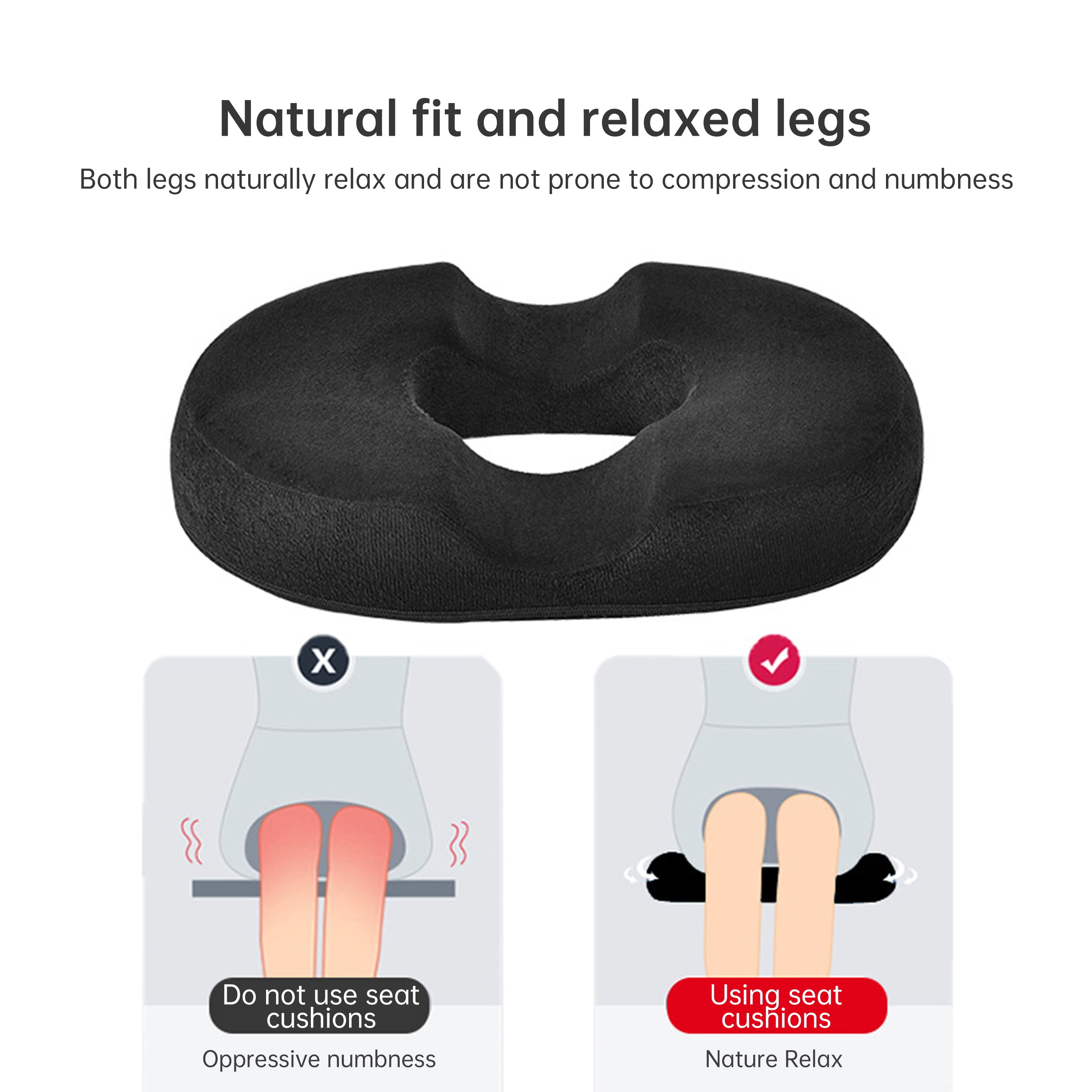Sillis Bamboo Orthopedic Seat Cushion 2 PACK - Our Best Firm Memory Foam  Comfort Pillow for Relief of an Injured Coxis Coccyx or Taleb - Outdoor  Living - Patio Furniture - Replacement Cushions