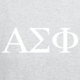 thumbnail image 3 of CafePress - Alpha Sigma Phi Greek Letters White Sweatshirt - Zip Hoodie, Classic Hooded Sweatshirt with Metal Zipper, 3 of 4