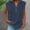 A_ Navy, variant on Olyvenn Linen Shirts for Women Summer Cotton Button Up Shirt Short Sleeve Roll up Loose Fit V Neck Casual Work Blouses Tops Orange XL