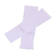 thumbnail image 2 of Guantes largos de protección solar unisex con mangas refrescantes para ciclismo Blanco, 2 of 4