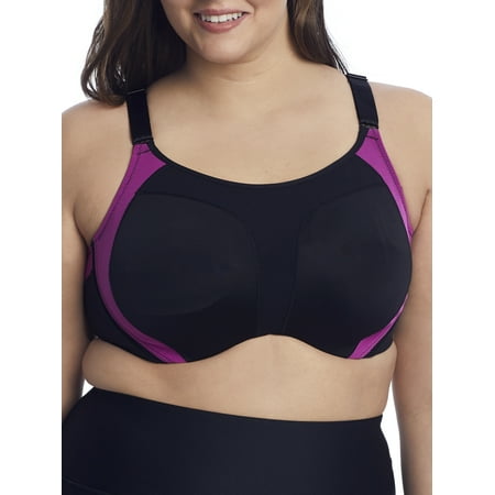 

Elila Womens Zaylee High Impact Underwire Sports Bra Style-2511