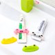 thumbnail image 3 of Toystoory Dispensador de exprimidor de tubo de crema de plástico multifuncional para baño, exprimidor de tubo rodante, exprimidor de de dientes, Juegos de accesorios de baño Toystoory HA7373-00B, 3 of 6