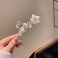 thumbnail image 1 of Lishi Flower Pearl Hair Clasps for Women, 1 of 3