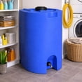 thumbnail image 4 of WaterPrepared Drinking Water Storage Tank with Spigots, 55 Gallon, Blue, 4 of 7