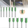 thumbnail image 1 of 11 Pieces 6mm Shank Router Bit, Woodworking Cutter Extra Long Cutter, Carbide Router Bits Woodworking Cutter, for, 1 of 4