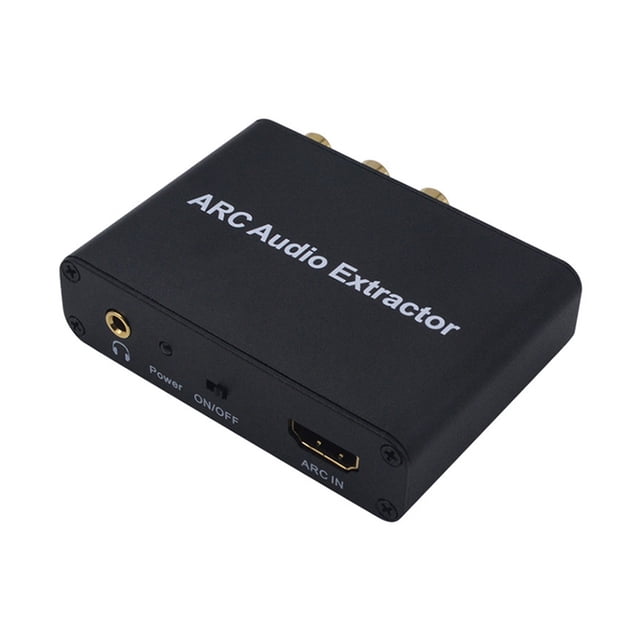 Mistaha HD ARC Adapter 192KHz ARC Audio Extractor Stereo Audio Splitter ARC to Optical/Coaxial/RCA/3.5mm Jack