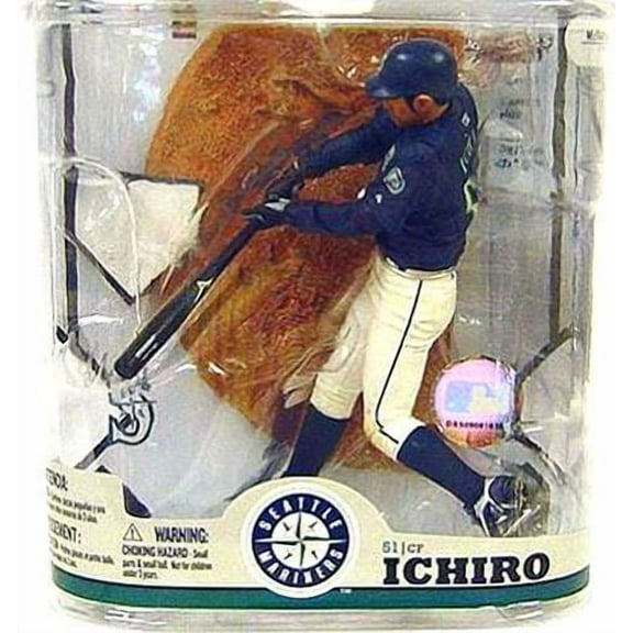 McFarlane MLB Sports Picks Series 22 Ichiro Suzuki Action Figure (With Baseball)